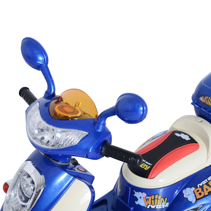 Electric Ride on Toy Tricycle Car-Blue