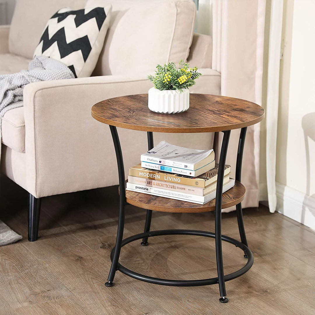 2 Shelves Side Table