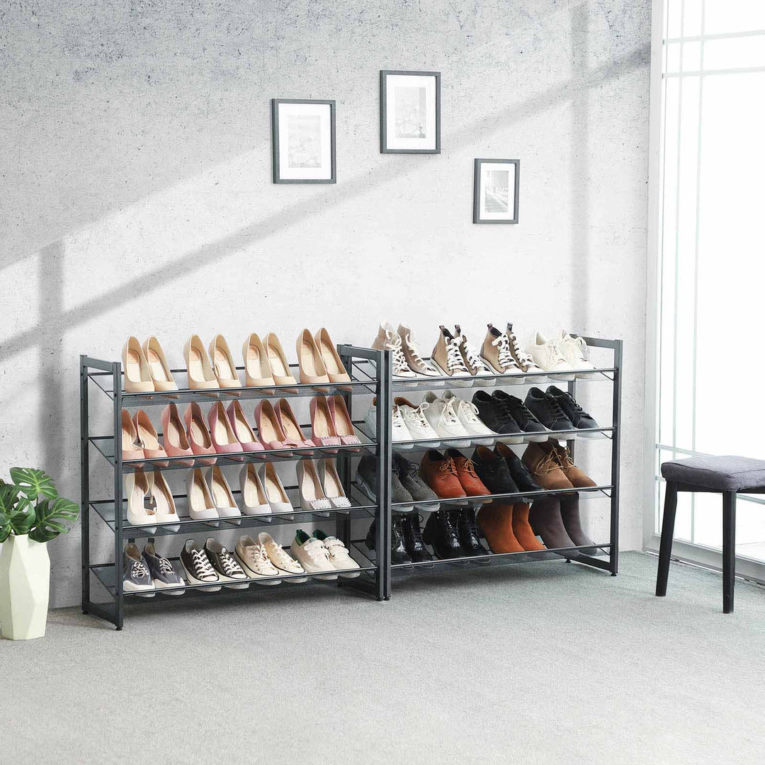 2 Stackable Shoe Racks