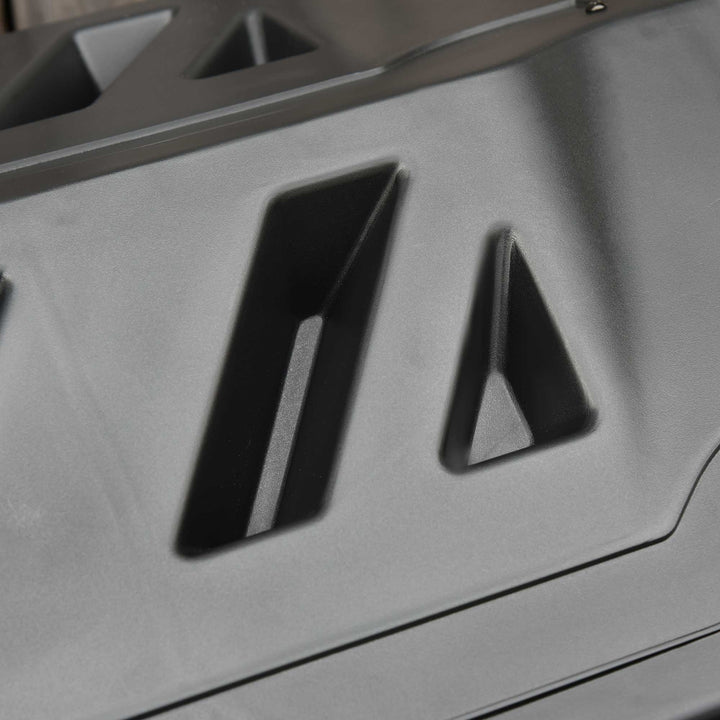 160L Tumbling Compost Bin Outdoor Dual Chamber 360° Rotating Composter w/ Sliding Doors & Solid Steel Frame, Black