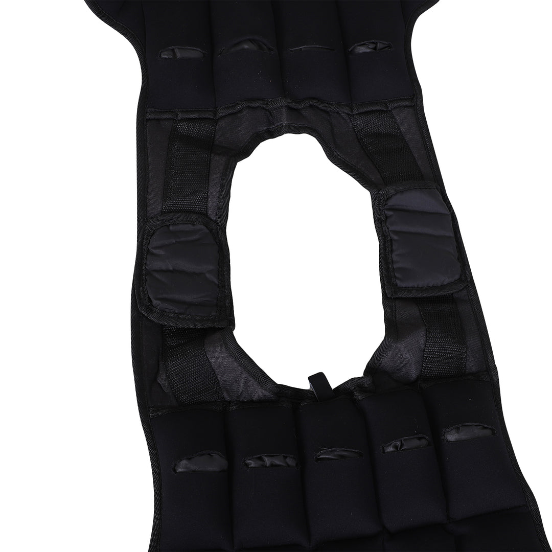 Adjustable Metal Sand Weight Vest Black