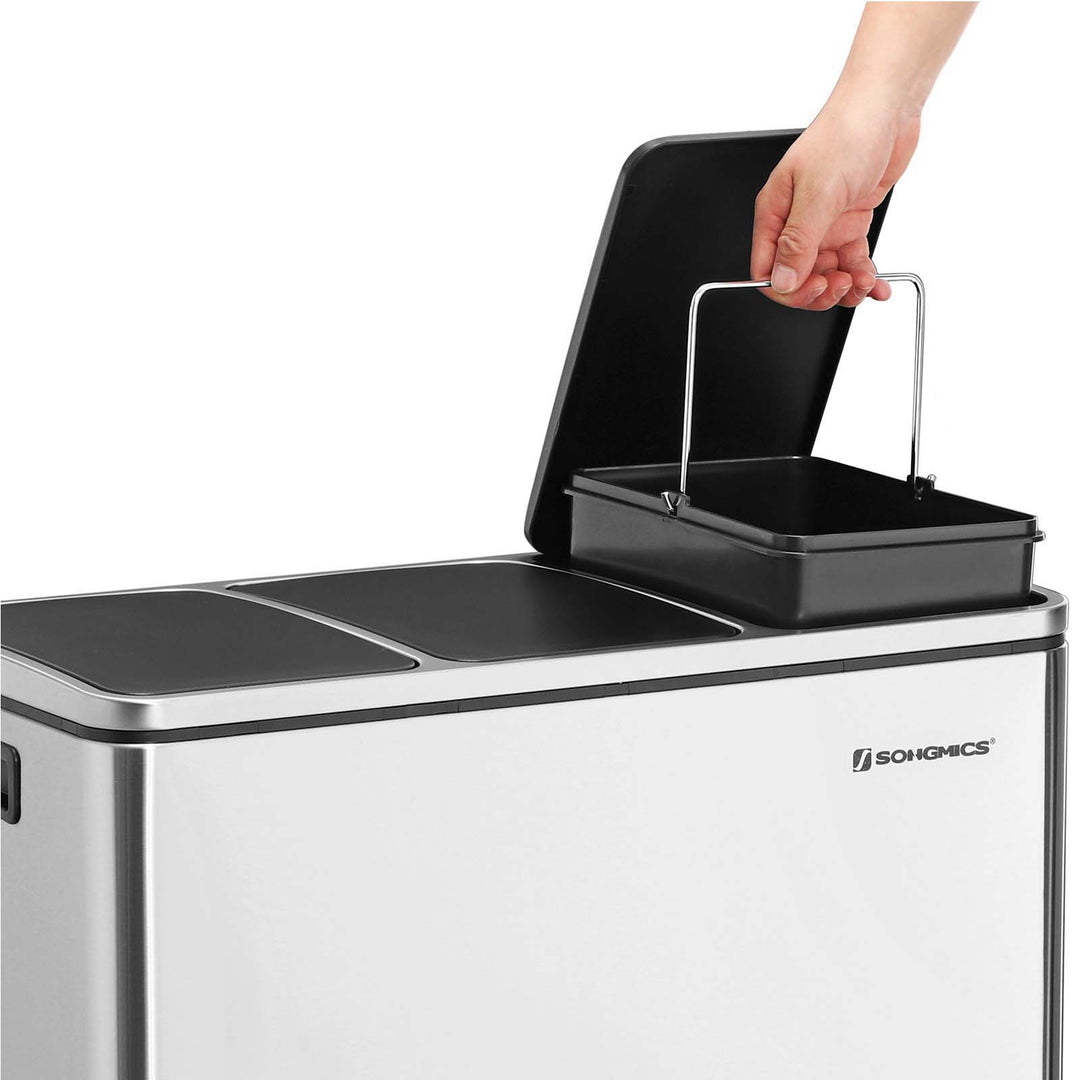 3 Compartments Dustbin