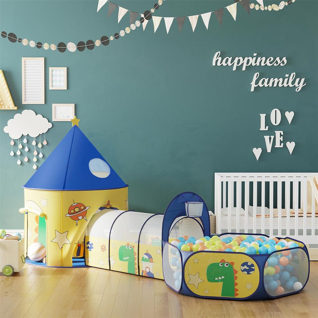 3-in-1 Kids Play Tent