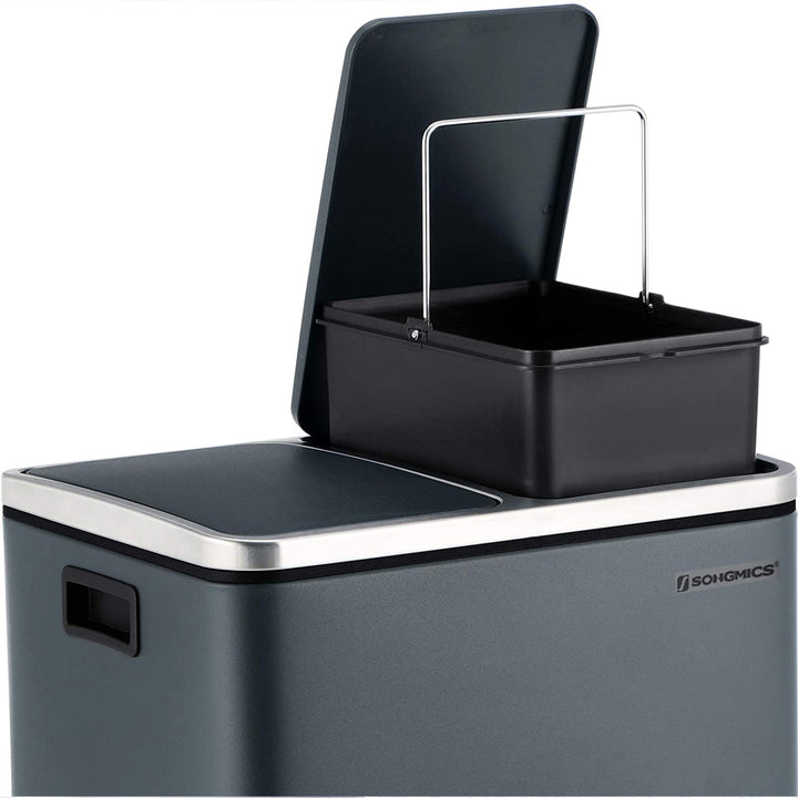 30L Metal Rubbish Bin