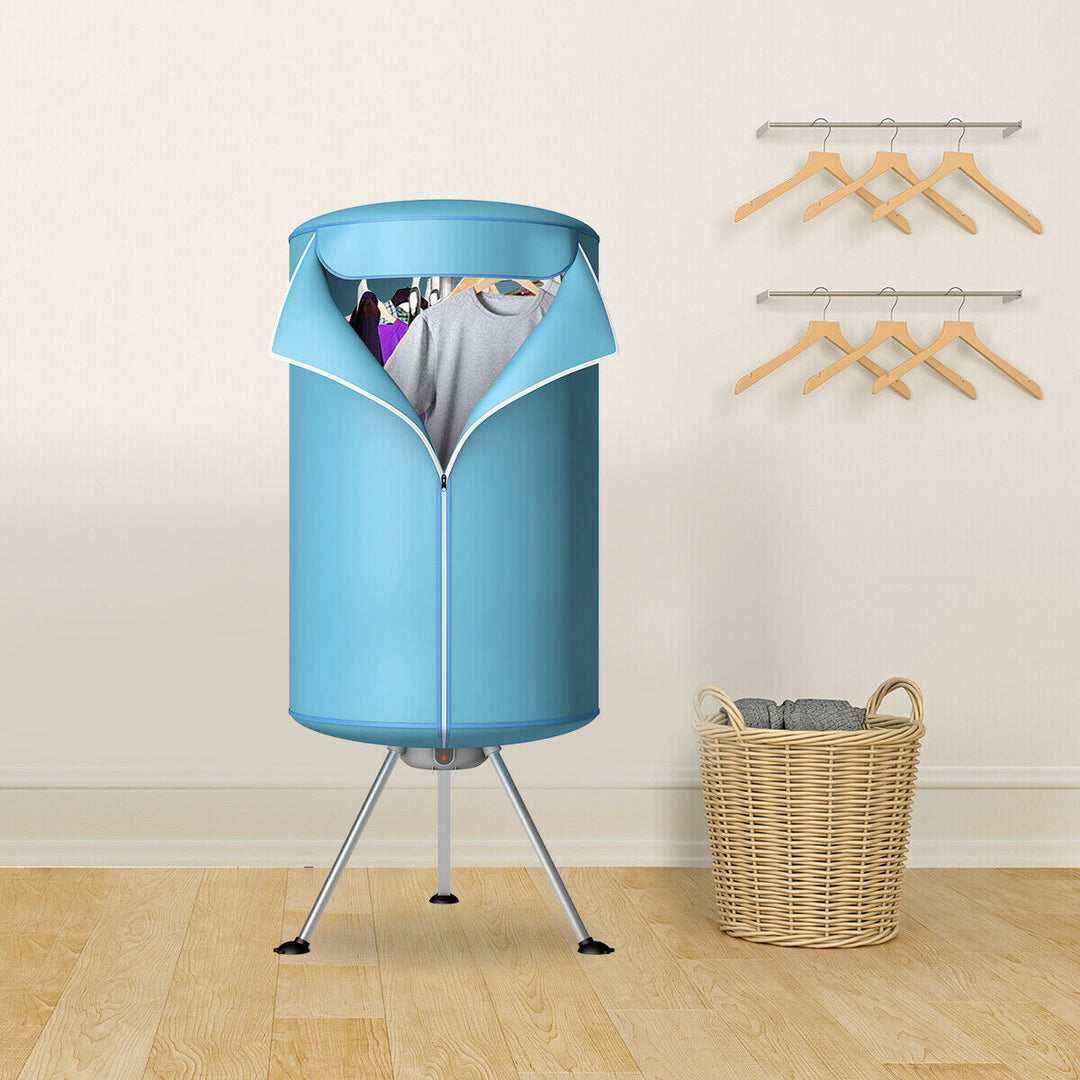 Portable Electric Clothes Dryer with Hot Air and Automatic Timer