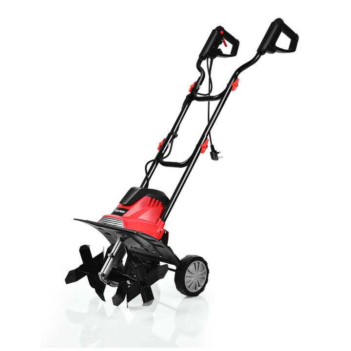 Electric Garden Tiller/Cultivator with 4 Blade Till