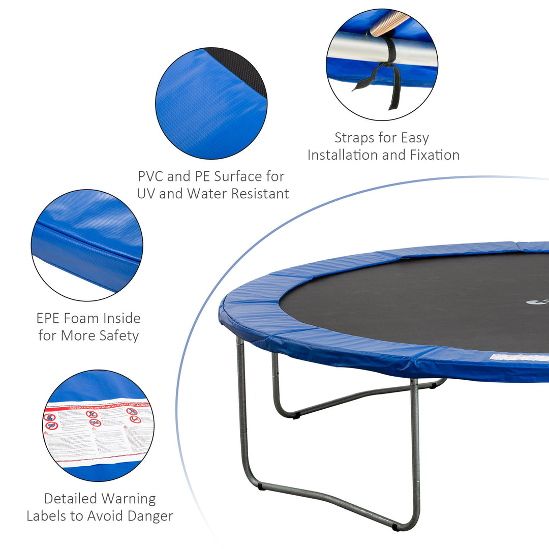 Homcom 12ft Trampoline Surround Safety Foam Pad
