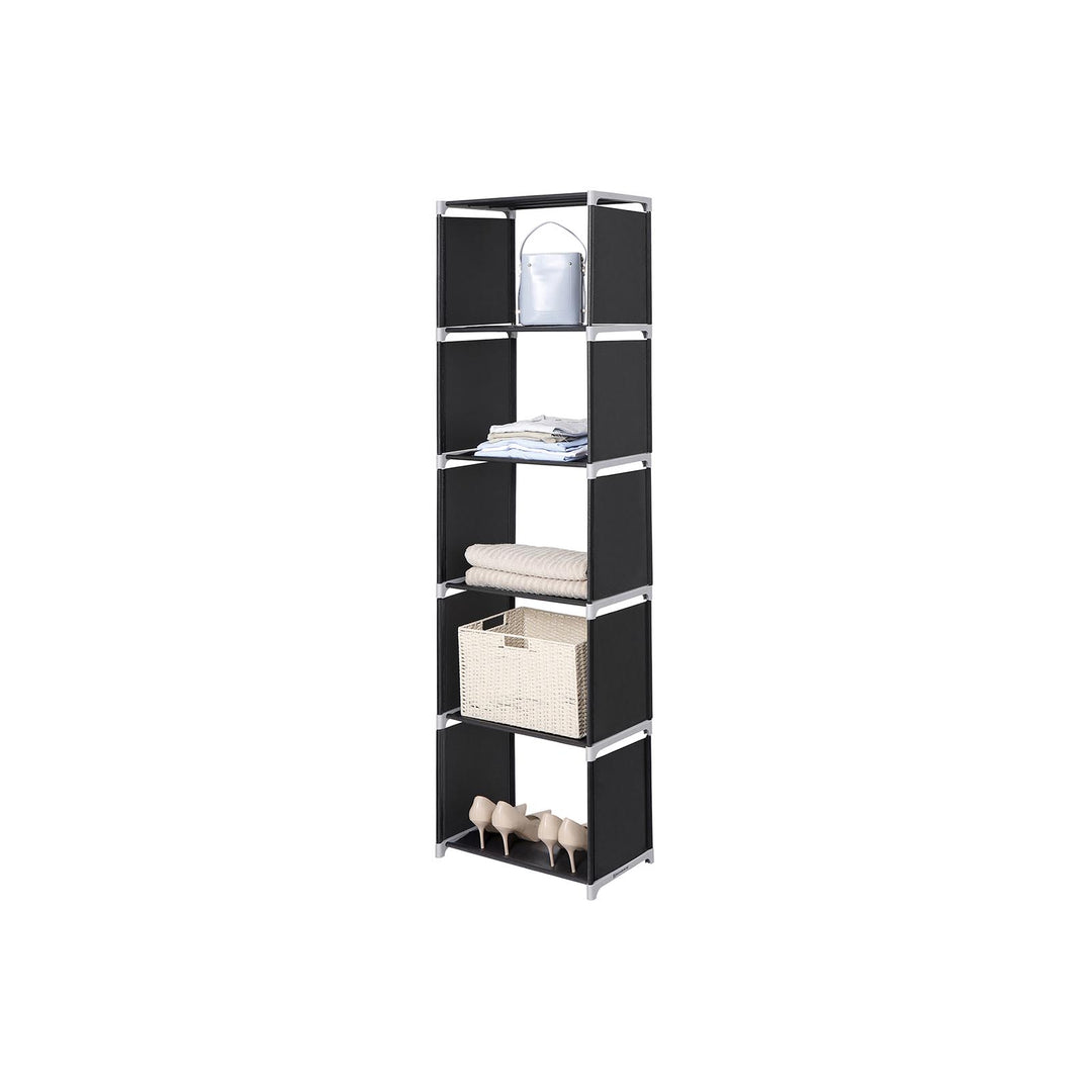 5 Tier Metal Bookcase