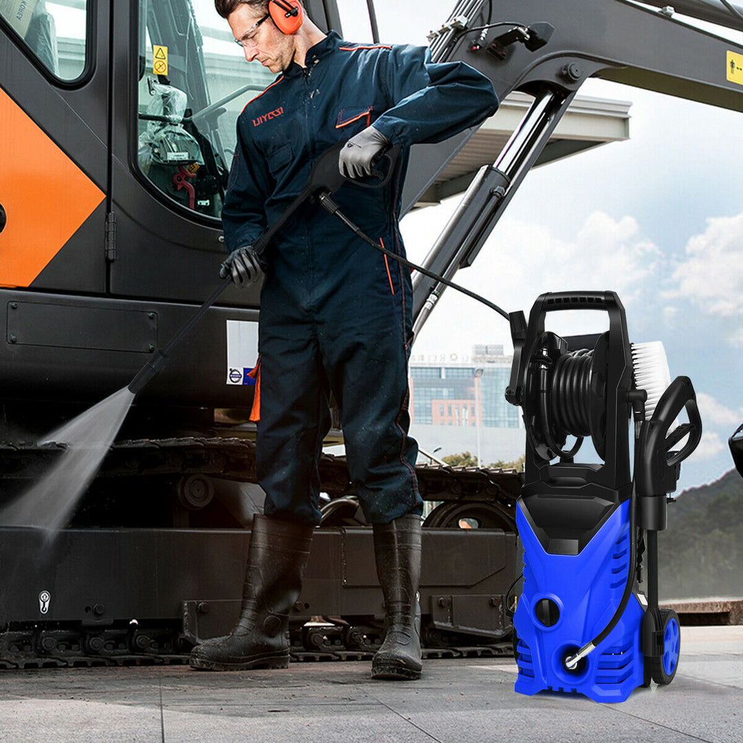 Electric Pressure Washer 2030PSI 140 Bar Water Jet Washer-Blue