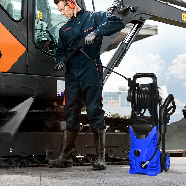 Electric Pressure Washer 2030PSI 140 Bar Water Jet Washer-Blue