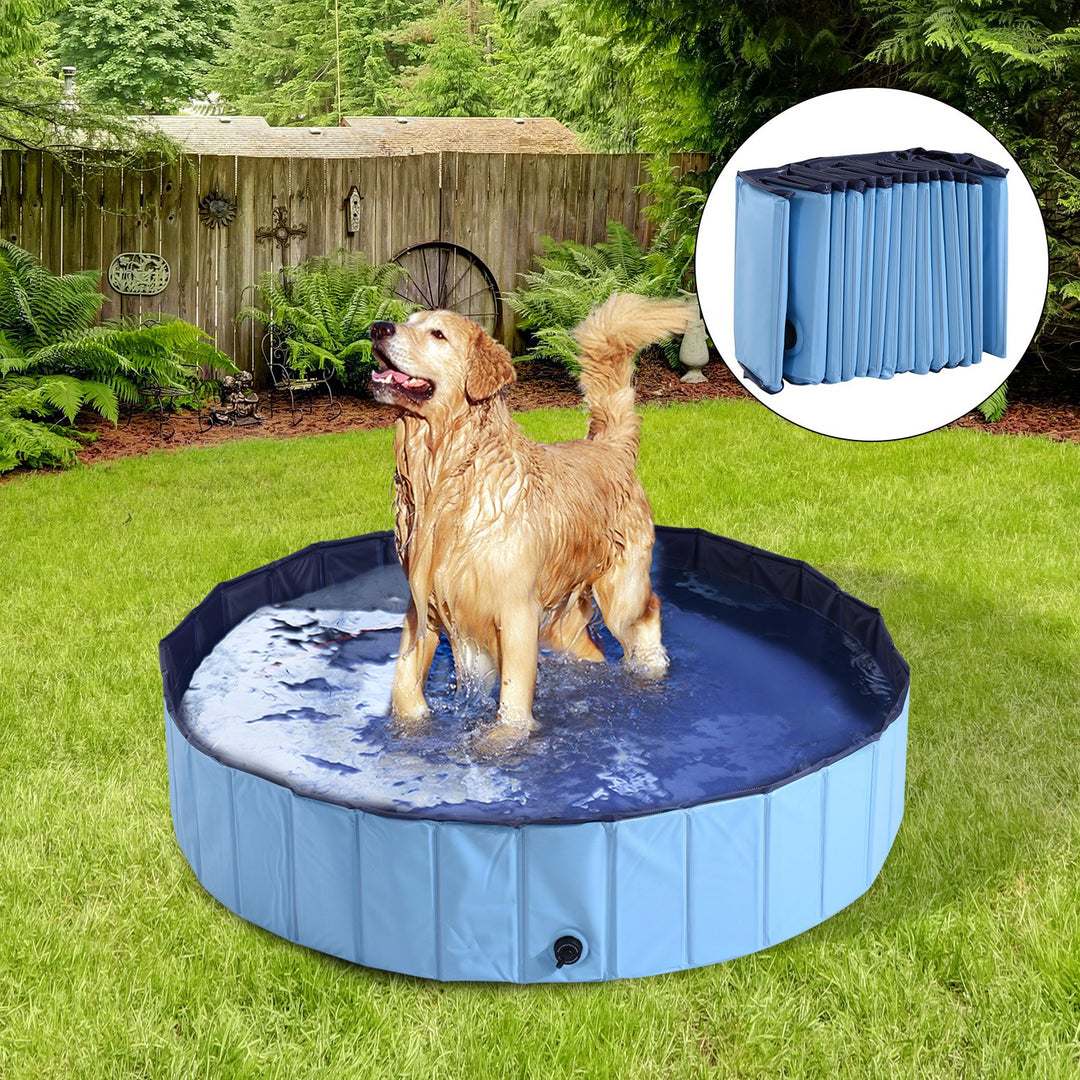 140 x 30H cm Pet Swimming Pool-Blue