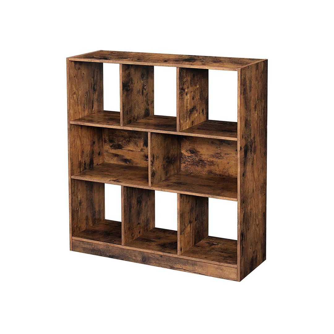8-Compartment Bookshelf