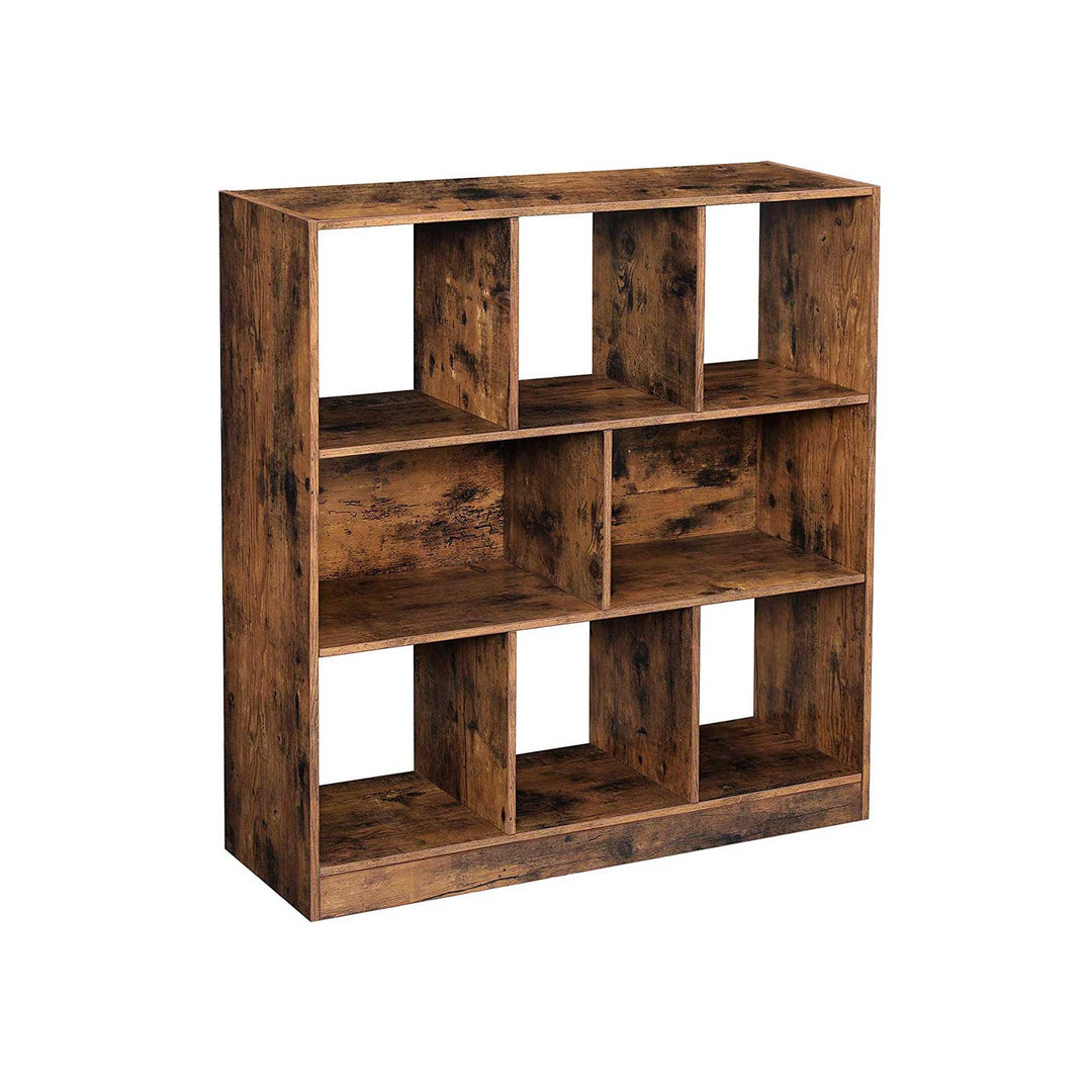 8-Compartment Bookshelf