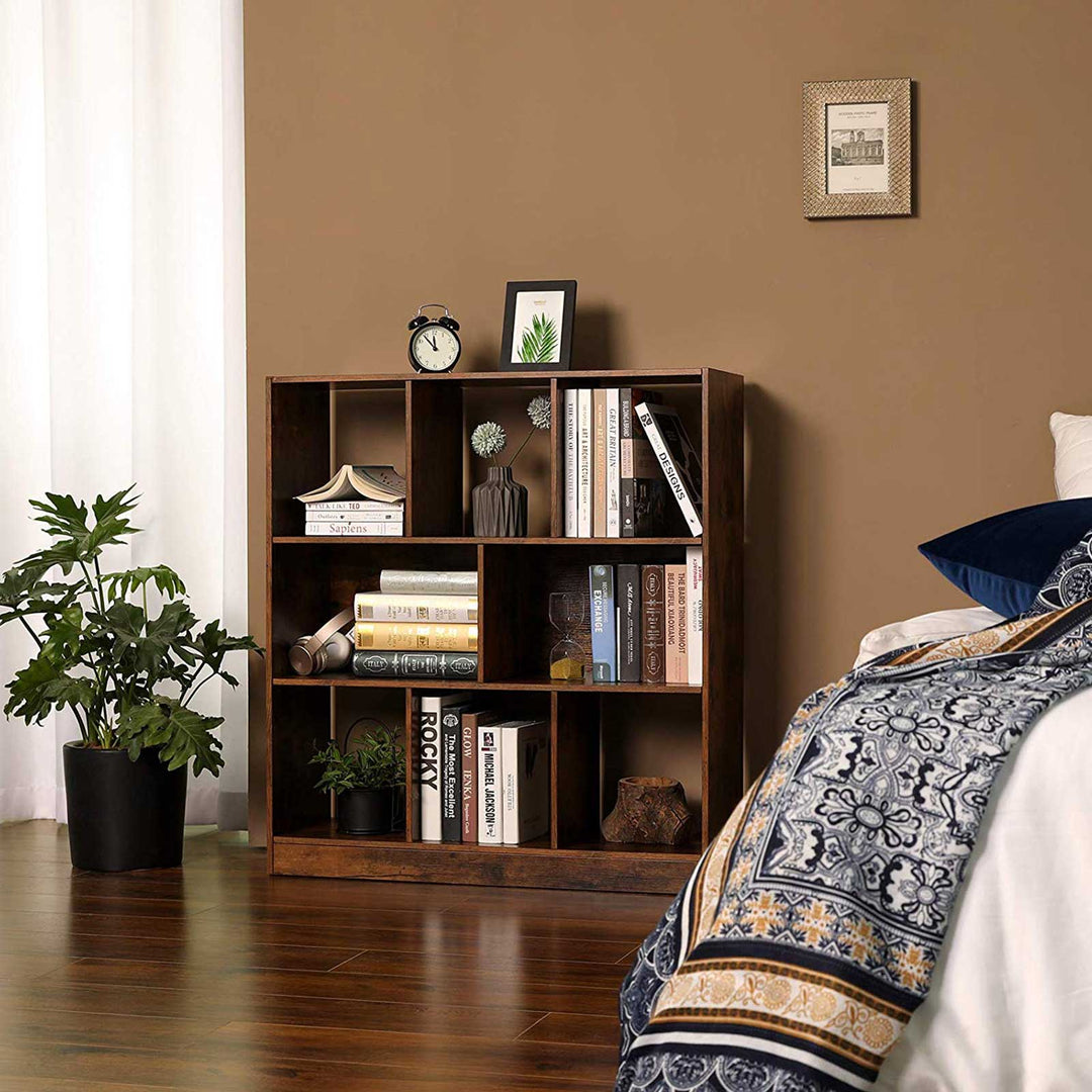 8-Compartment Bookshelf