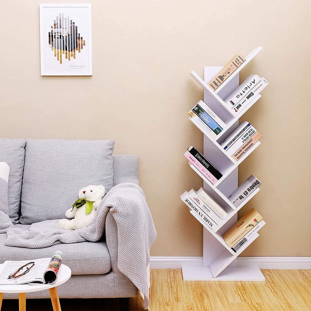 8 Tier Tree Bookshelf