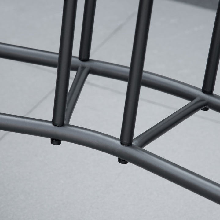 Garden Double Glider Rocking Chairs with Table