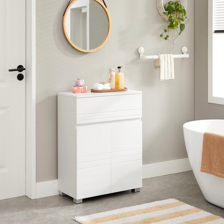 Bathroom Cabinet with Drawer & Adjustable Shelf