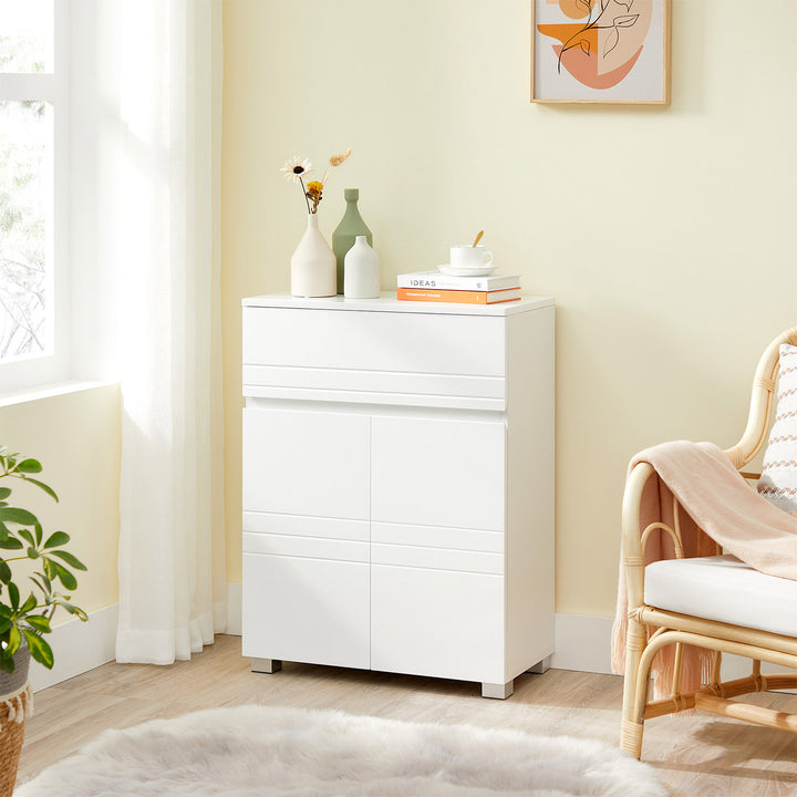 Bathroom Cabinet with Drawer & Adjustable Shelf