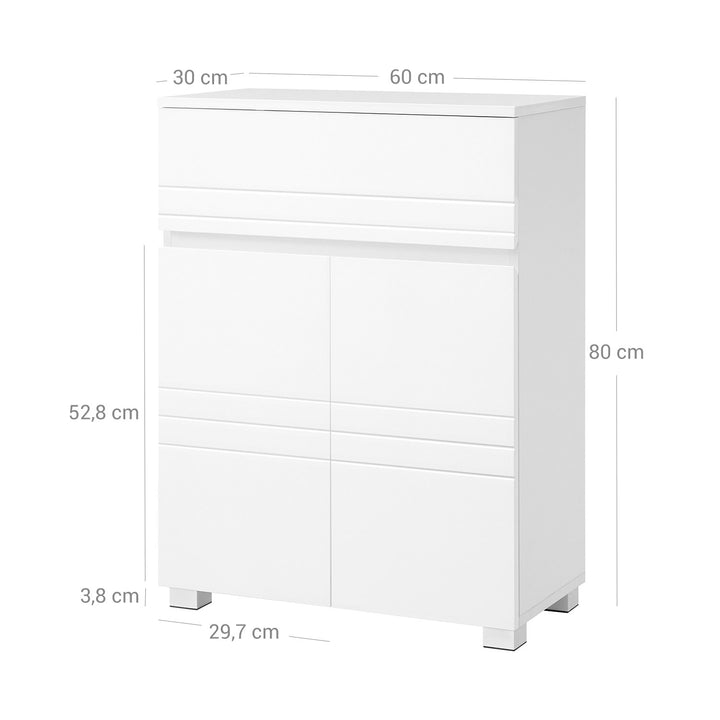 Bathroom Cabinet with Drawer & Adjustable Shelf