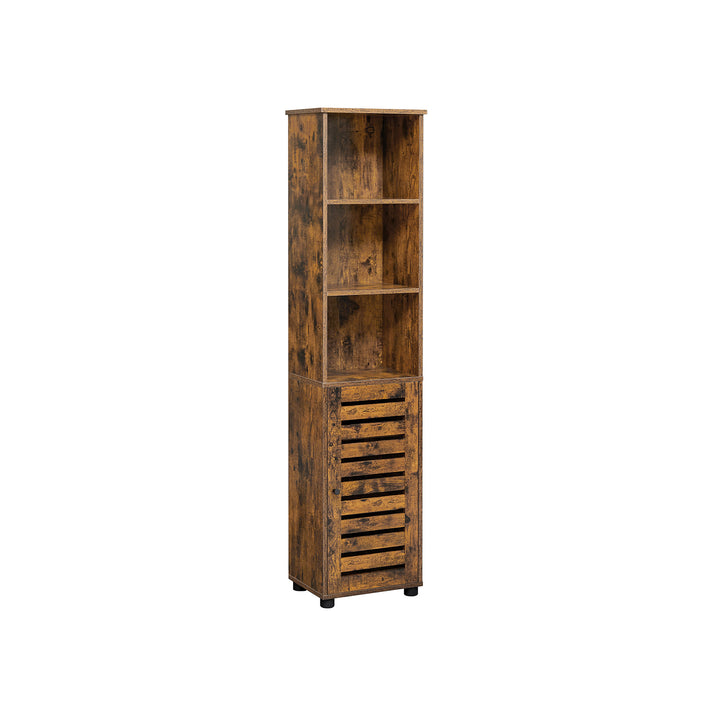 Floor Cabinet Rustic Brown