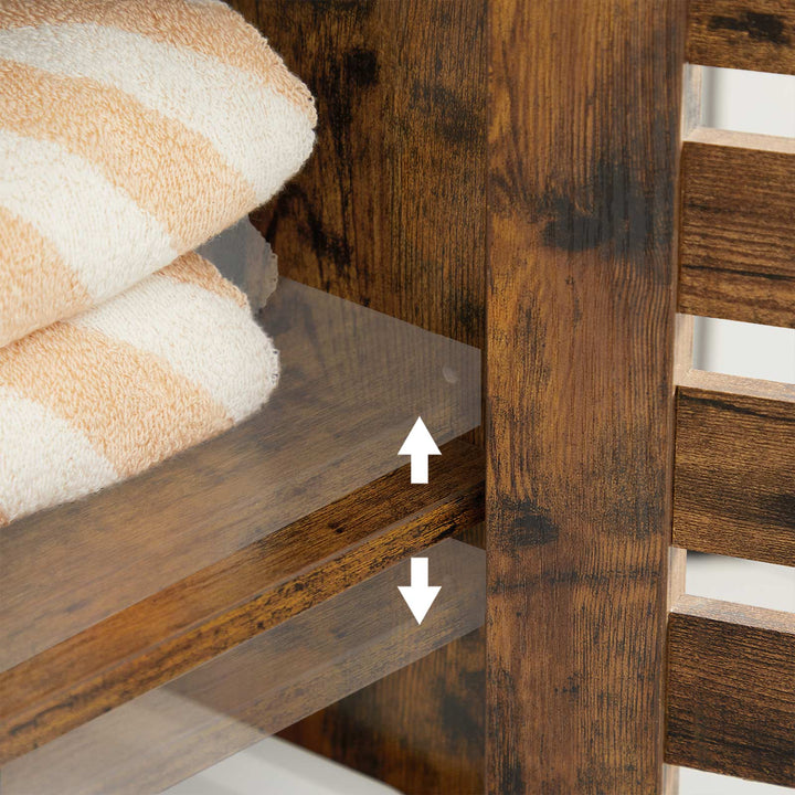 Floor Cabinet Rustic Brown