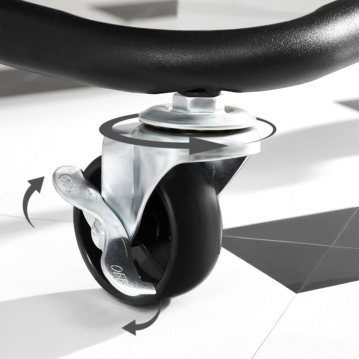 3-Tier Storage Cart Black