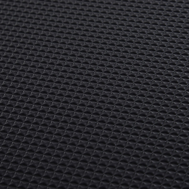 PawHut Adjustable Dog Grooming Table Rubber Top 2 Safety Slings Mesh Storage Basket Heavy Metal Black 107 x 60 x 170cm