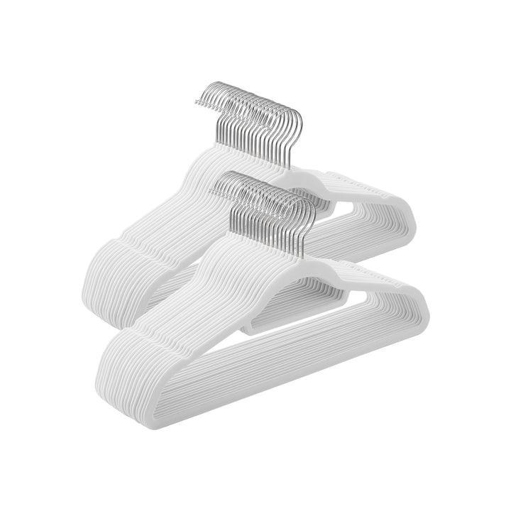 50-Pack Non-Slip Velvet Coat Hangers