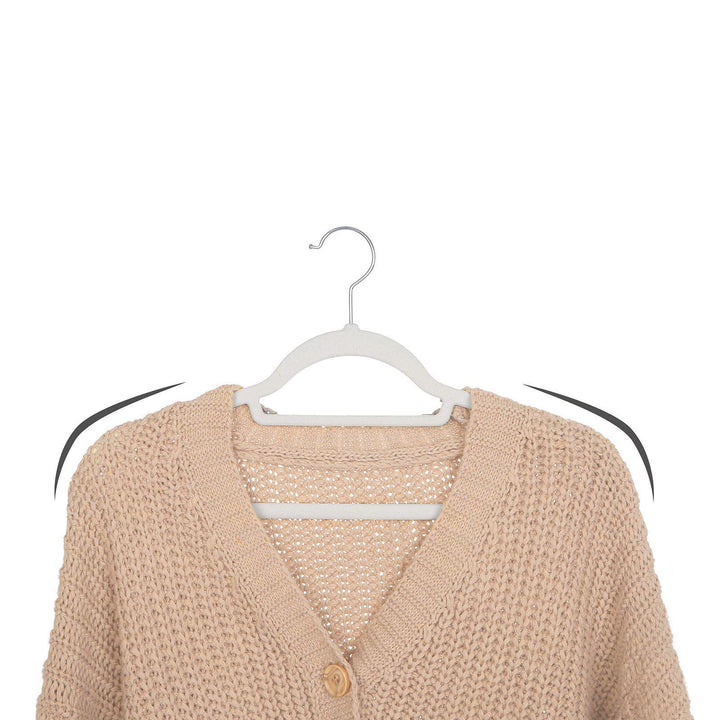 50-Pack Non-Slip Velvet Coat Hangers