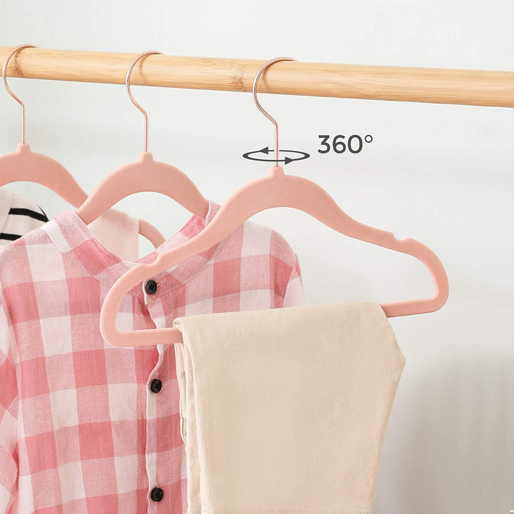 Light Pink Pack of 50 Baby Hangers
