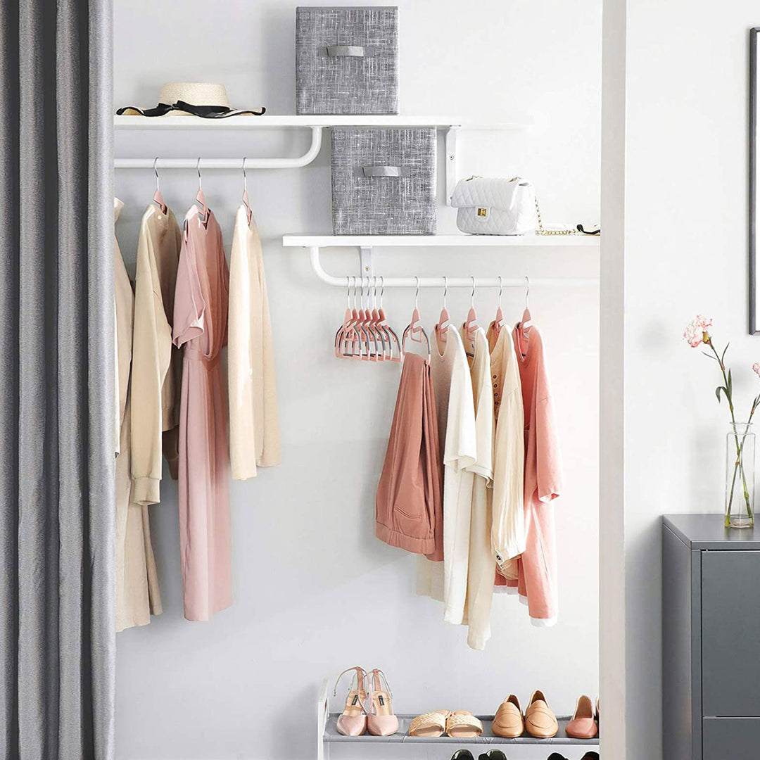 50-Pack Clothes Hangers with Swivel Hook