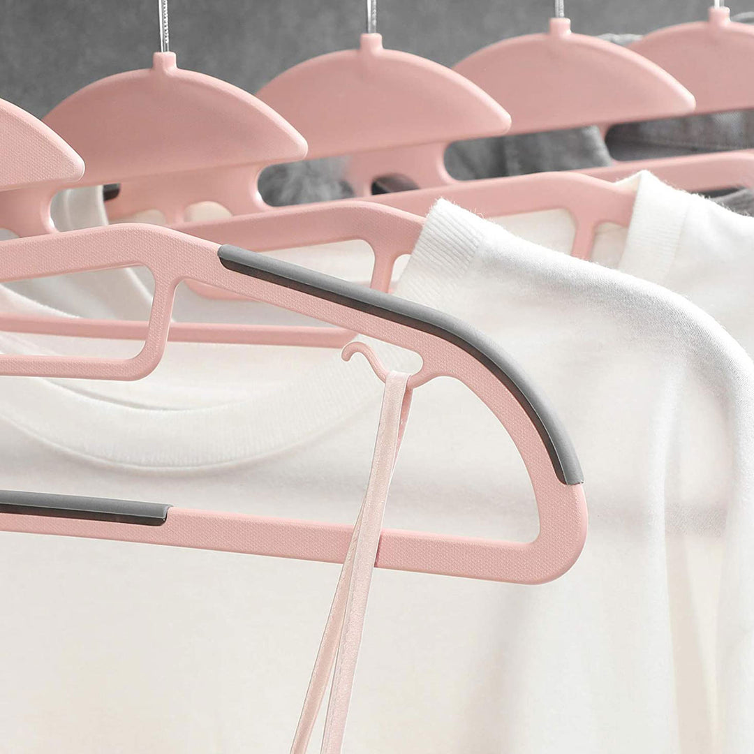 50-Pack Clothes Hangers with Swivel Hook