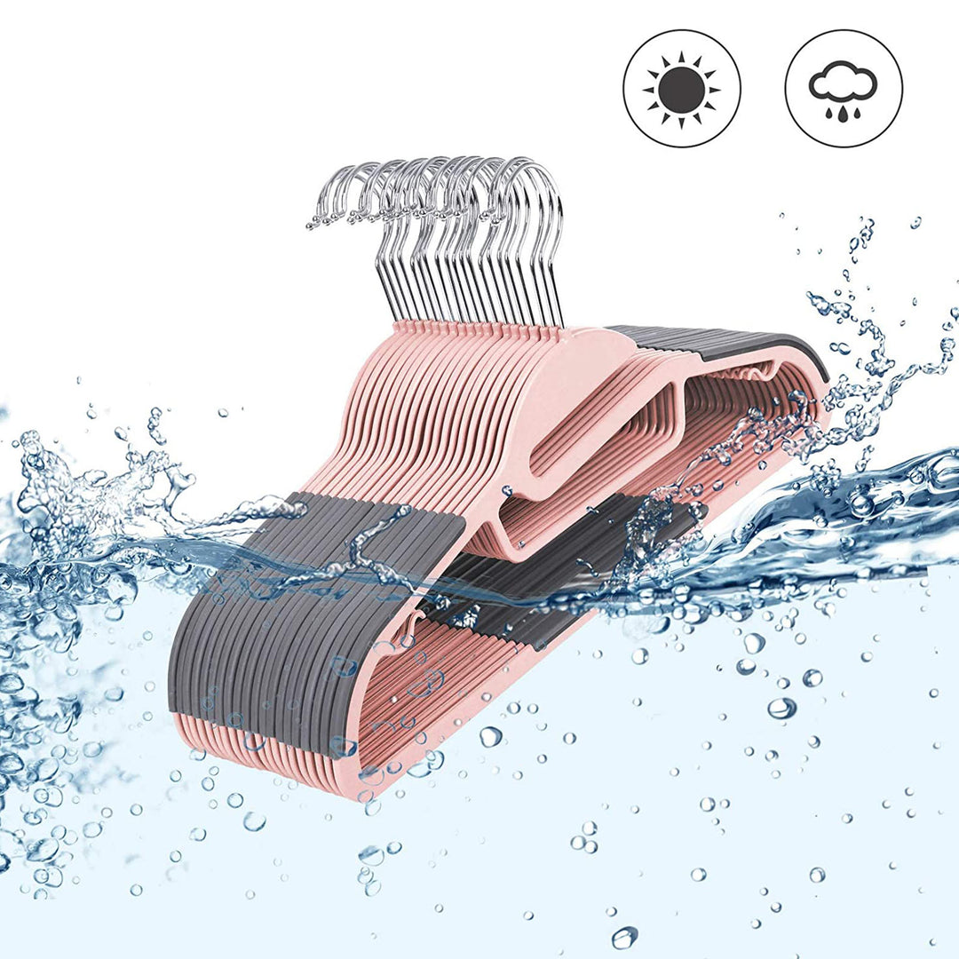 50-Pack Clothes Hangers with Swivel Hook