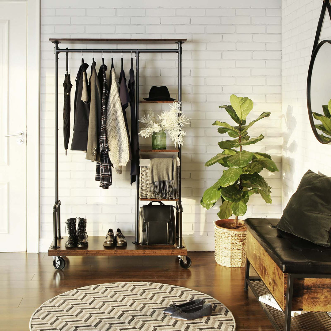 Clothing Rack on Wheels