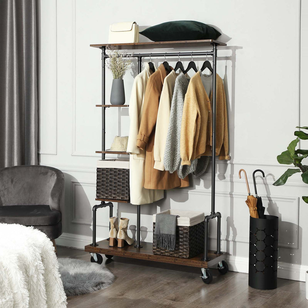 Clothing Rack on Wheels