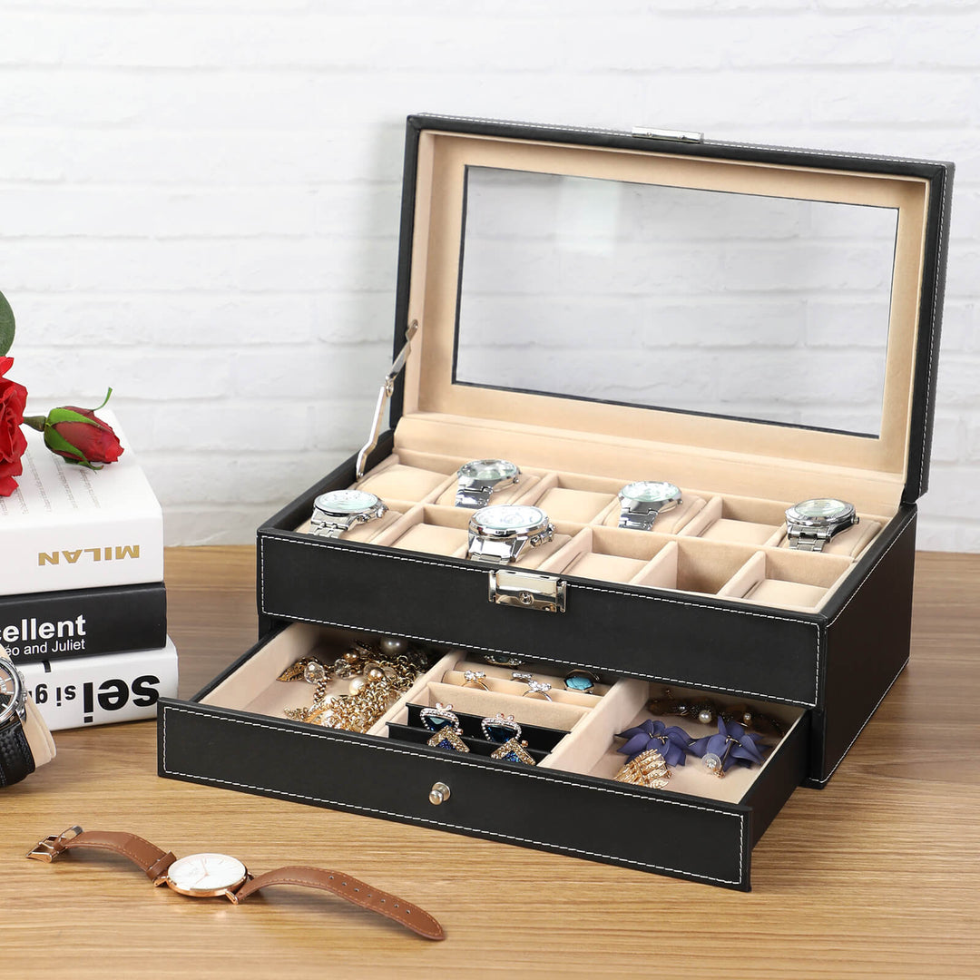 Double Layer Watch Box