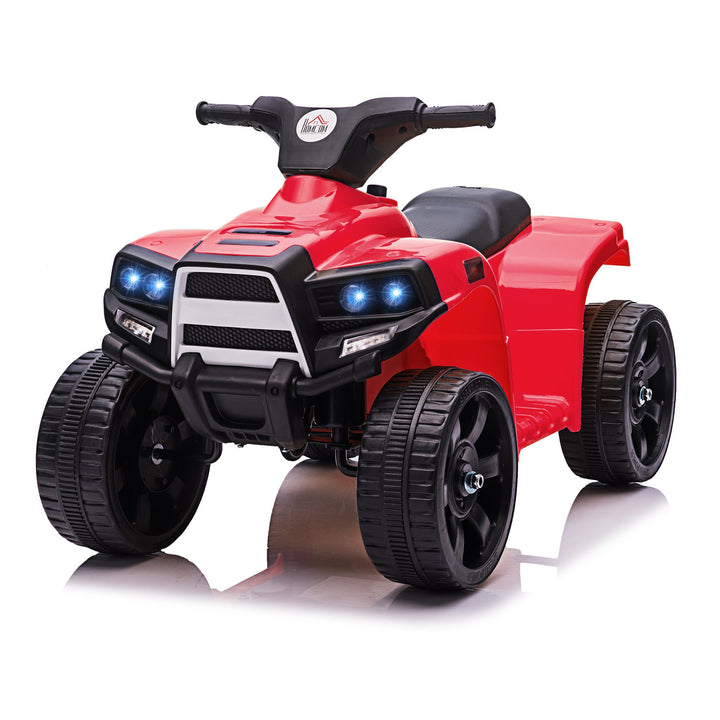 6 V Kids Ride on Cars Quad Bike for 18-36 months Black+Red