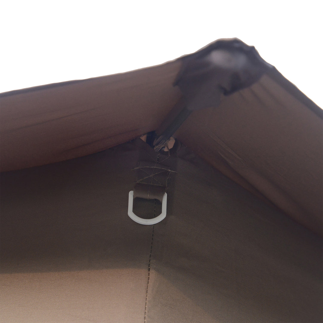 Outsunny Hexagon Patio Gazebo Pop Up Gazebo Outdoor Double Roof Instant Shelter with Netting, 4m x 4m, Beige