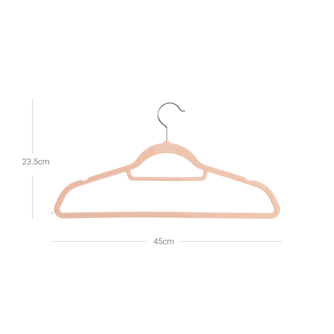 Hangers with Tie Organiser