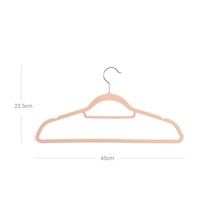 Hangers with Tie Organiser