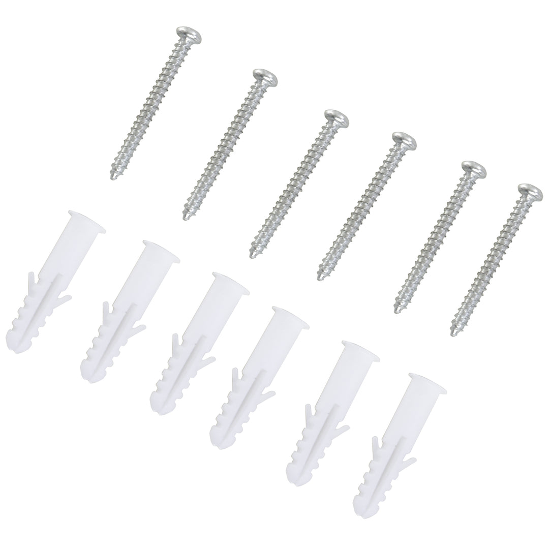 3 pcs U Shaped Floating Wall Shelves Set-White