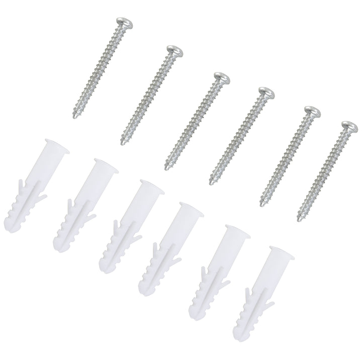 3 pcs U Shaped Floating Wall Shelves Set-White