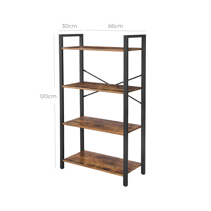 Industrial Ladder shelf Bookcase