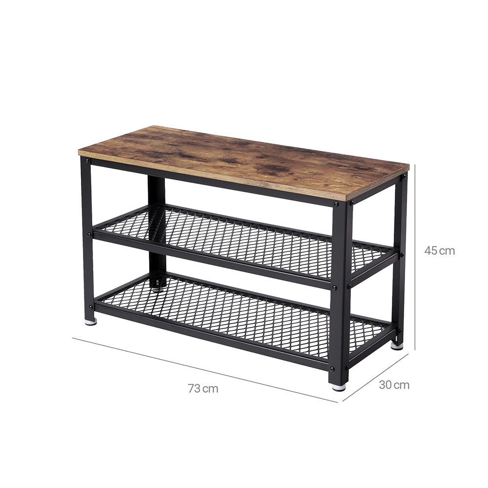 Industrial Storage Shoe Bench