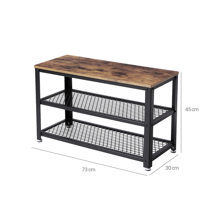Industrial Storage Shoe Bench