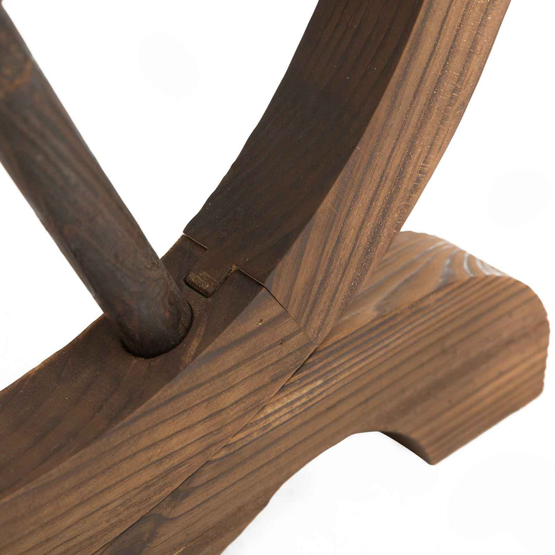 Outdoor Garden Coffee Table Dinning Table Patio Display Desk Natural Fir Wood Water-Resistant