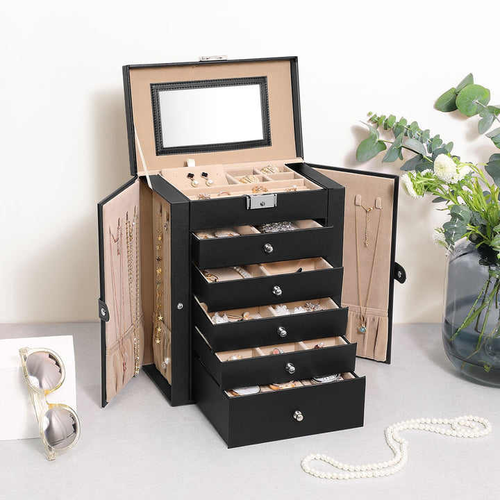 6-Tier Large Jewellery Box