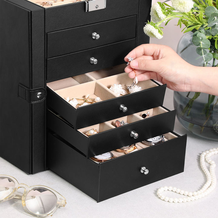 6-Tier Large Jewellery Box