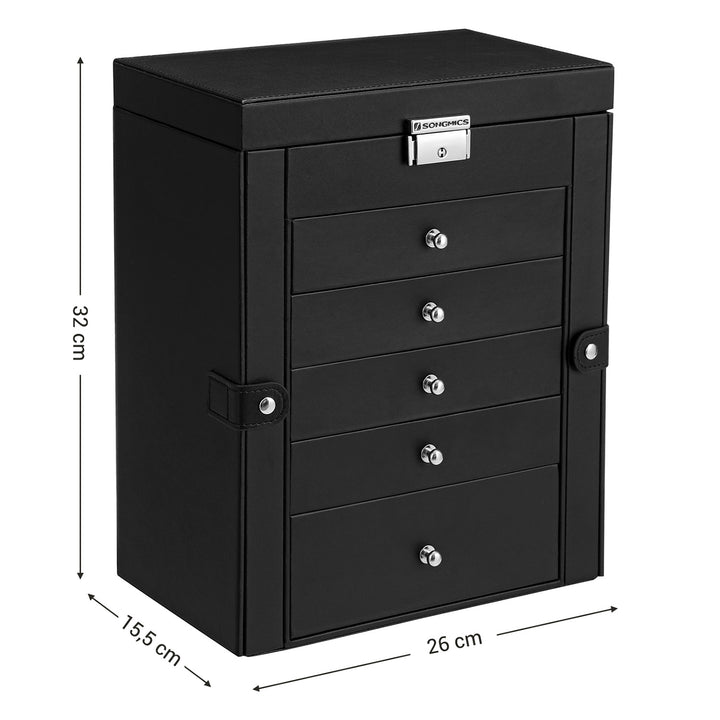 6-Tier Large Jewellery Box