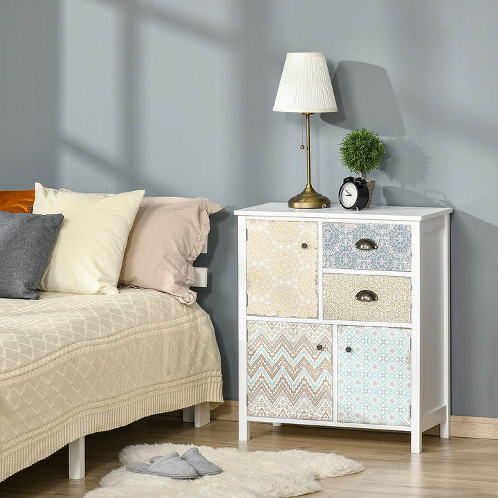 Drawer Table Sideboard Multi-purpose Storage Chest Shabby Chic Entryway Living Room Bedroom Furniture Organizer Unit